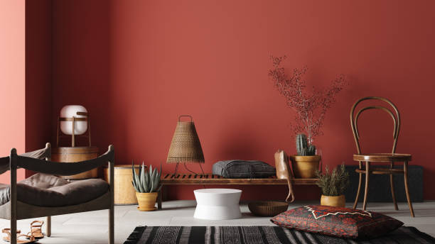 salon rouge le rouge pour choisir les bonnes couleurs de peinture